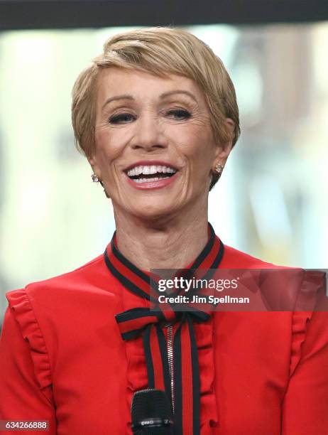 Personality Barbara Corcoran attends the Build series to Discuss "Shark Tank" at Build Studio on February 8, 2017 in New York City.