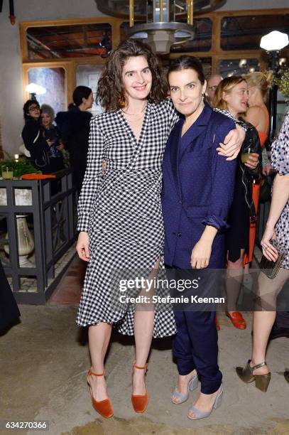 Gaby Hoffmann and Rachel Comey attend Rachel Comey Fall Winter 2017 Collection Presentation on February 7, 2017 in Los Angeles, California.