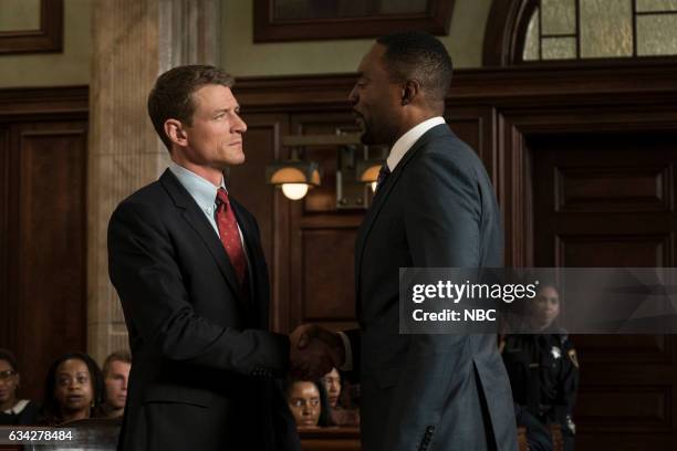 Uncertainty Principle" Episode 107 -- Pictured: Philip Winchester as Peter Stone, Richard Brooks as Paul Robinette --