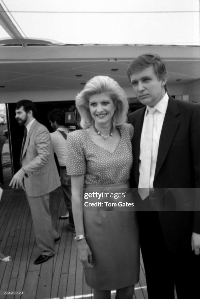 Donald Trump Introduces His Yacht To The Press