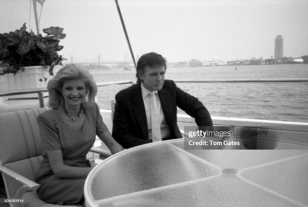 Donald Trump Introduces His Yacht To The Press