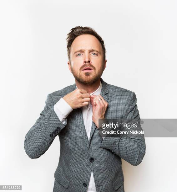 Actor Aaron Paul is photographed for New York Observer on January 7, 2017 in Pasadena, California.