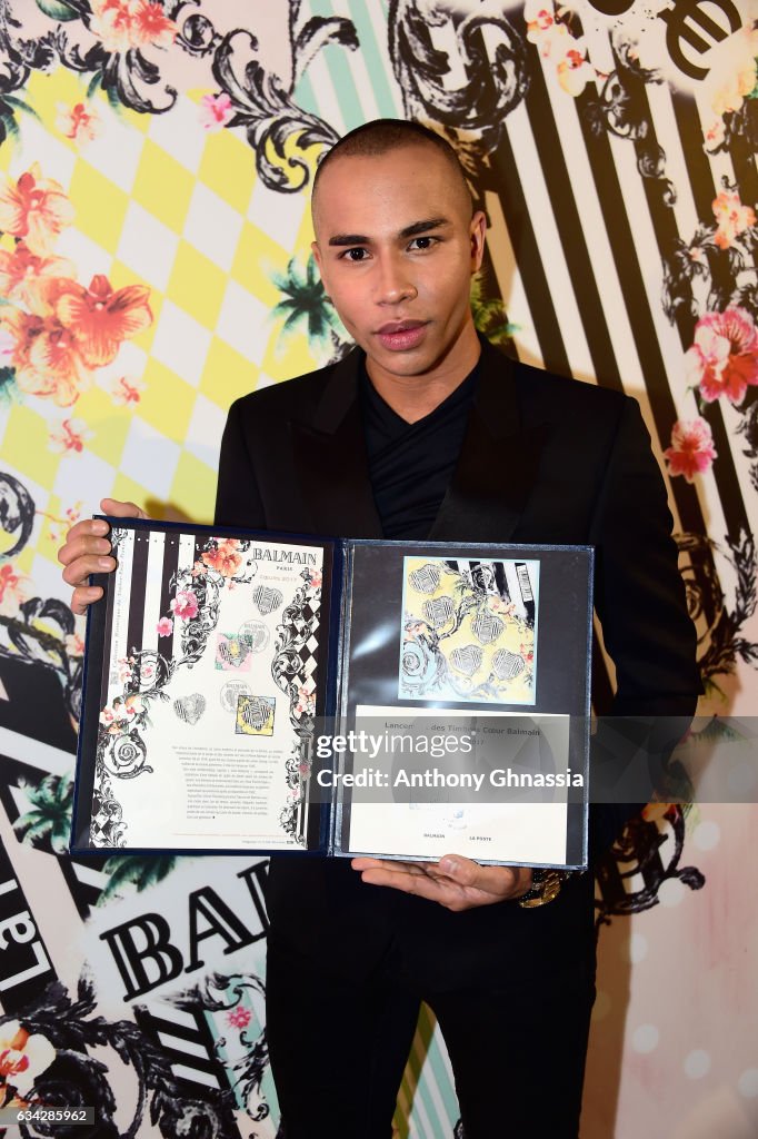 Laposte X Balmain - Launch of the Heart Stamp Cocktail Celebration