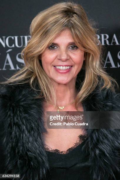 Arancha de Benito attends the 'Fifty Shades Darker' premiere at Kinepolis Cinema on February 8, 2017 in Madrid, Spain.