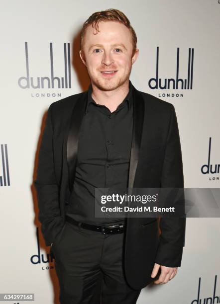 Conor MacNeill attends the dunhill and Dylan Jones pre-BAFTA dinner and cocktail reception celebrating Gentlemen in Film at Bourdon House on February...