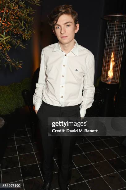 Bill Milner attends the dunhill and Dylan Jones pre-BAFTA dinner and cocktail reception celebrating Gentlemen in Film at Bourdon House on February 8,...