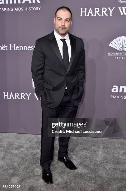 Actor Anthony Carrino attends the 19th Annual amfAR New York Gala at Cipriani Wall Street on February 8, 2017 in New York City.