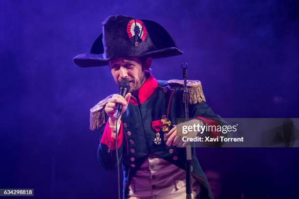 Neil Hannon of The Divine Comedy performs in concert at Palau de la Música Catalana on February 8, 2017 in Barcelona, Spain.