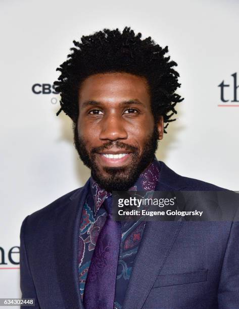 Nyambi Nyambi attends "The Good Fight" world premiere at Jazz at Lincoln Center on February 8, 2017 in New York City.