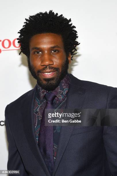 Nyambi Nyambi attends the "The Good Fight" World Premiere at Jazz at Lincoln Center on February 8, 2017 in New York City.