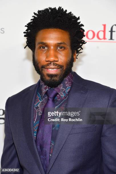 Nyambi Nyambi attends the "The Good Fight" World Premiere at Jazz at Lincoln Center on February 8, 2017 in New York City.
