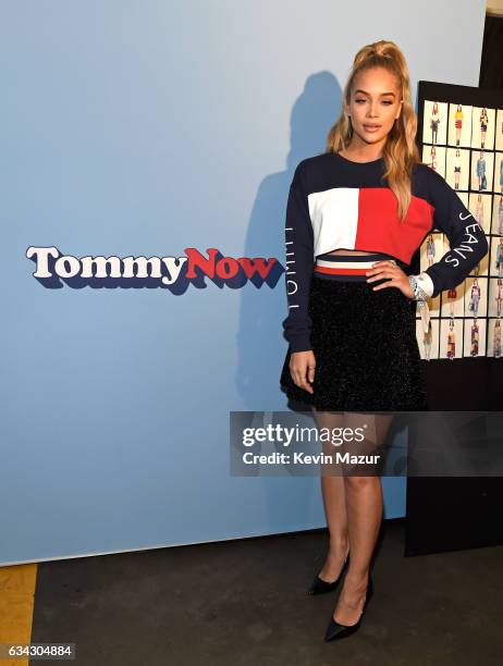 Model Jasmine Sanders attends the TommyLand Tommy Hilfiger Spring 2017 Fashion Show on February 8, 2017 in Venice, California.