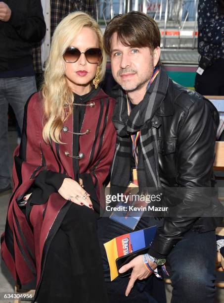 Designer Rachel Zoe and Rodger Berman attend the TommyLand Tommy Hilfiger Spring 2017 Fashion Show on February 8, 2017 in Venice, California.