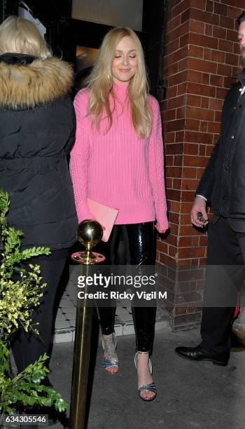 Fearne Cotton attends Garnier Ultimate Blends - pop-up launch party on February 8, 2017 in London, England.