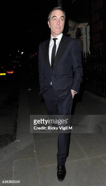 James Nesbitt attends BAFTAs 2017: Dunhill: Celebrating Gentlemen in Film on February 8, 2017 in London, England.