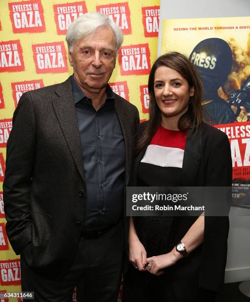 Producer Robert Magid and Julie Hazan attend Eyeless In Gaza NYC Premiere Screening on February 8, 2017 in New York City.
