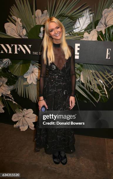 Zanna Roberts Rassi of E! News attends E!, ELLE & IMG celebration to kick-off NYFW: The Shows on February 8, 2017 in New York City.