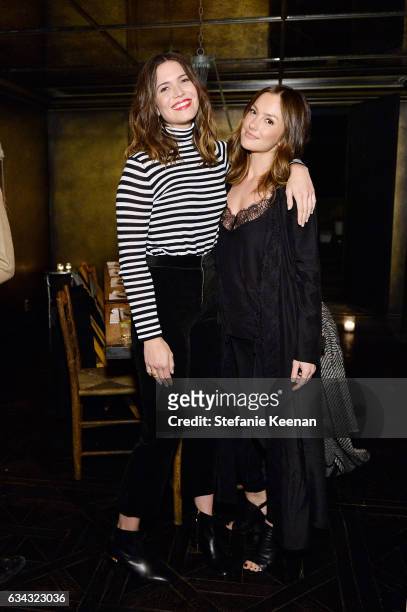 Mandy Mooree and Minka Kelly attend Jenni Kayne Fall 2017 Collection Launch Dinner at Gjelina on February 8, 2017 in Venice, California.