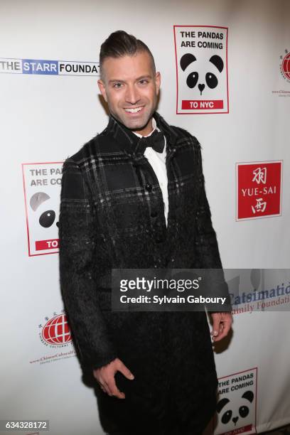 Omar Sharif Jr. Attends First Annual Black & White Panda Ball at The Waldorf=Astoria Starlight Roof on February 8, 2017 in New York City.