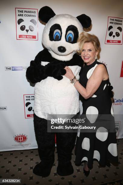 Congresswoman Carolyn Maloney attends First Annual Black & White Panda Ball at The Waldorf=Astoria Starlight Roof on February 8, 2017 in New York...