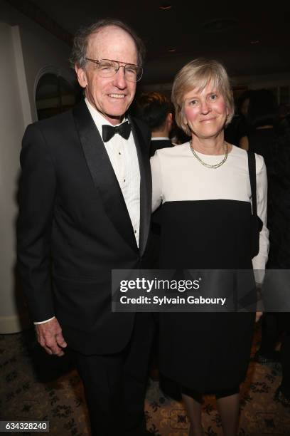 Larry Rockefeller and Wendy Rockefeller attend First Annual Black & White Panda Ball at The Waldorf=Astoria Starlight Roof on February 8, 2017 in New...