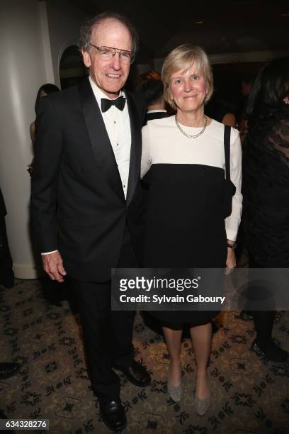 Larry Rockefeller and Wendy Rockefeller attend First Annual Black & White Panda Ball at The Waldorf=Astoria Starlight Roof on February 8, 2017 in New...