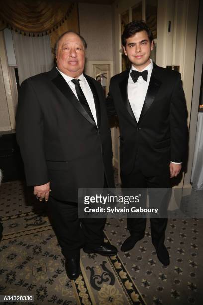 John Catsimatidis and John Catsimatidis Jr. Attend First Annual Black & White Panda Ball at The Waldorf=Astoria Starlight Roof on February 8, 2017 in...