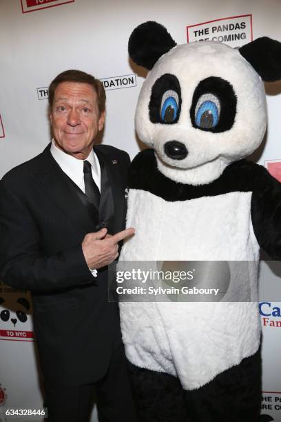 Joe Piscopo attends First Annual Black & White Panda Ball at The Waldorf=Astoria Starlight Roof on February 8, 2017 in New York City.