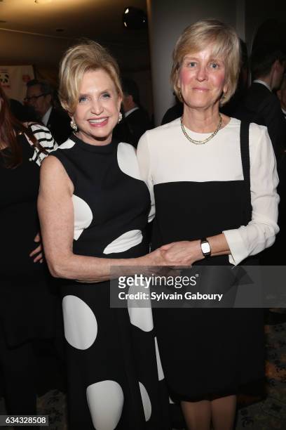 Congresswoman Carolyn Maloney and Wendy Rockefeller attend First Annual Black & White Panda Ball at The Waldorf=Astoria Starlight Roof on February 8,...
