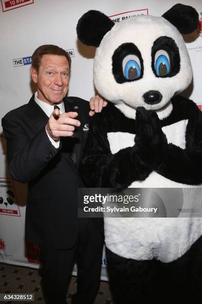 Joe Piscopo attends First Annual Black & White Panda Ball at The Waldorf=Astoria Starlight Roof on February 8, 2017 in New York City.