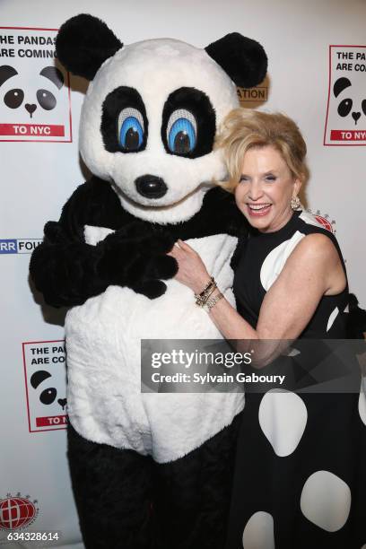 Congresswoman Carolyn Maloney attends First Annual Black & White Panda Ball at The Waldorf=Astoria Starlight Roof on February 8, 2017 in New York...