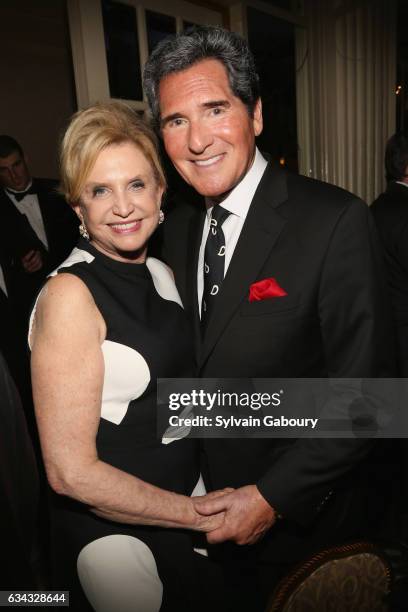 Congresswoman Carolyn Maloney and Ernie Anastos attend First Annual Black & White Panda Ball at The Waldorf=Astoria Starlight Roof on February 8,...