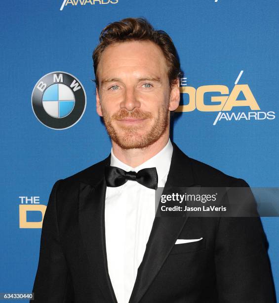 Actor Michael Fassbender attends the 69th annual Directors Guild of America Awards at The Beverly Hilton Hotel on February 4, 2017 in Beverly Hills,...