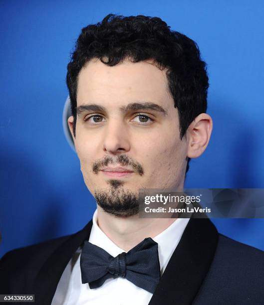 Director Damien Chazelle attends the 69th annual Directors Guild of America Awards at The Beverly Hilton Hotel on February 4, 2017 in Beverly Hills,...
