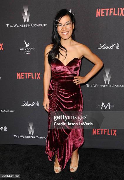 Actress Ali Wong attends the 2017 Weinstein Company and Netflix Golden Globes after party on January 8, 2017 in Los Angeles, California.