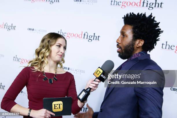 Nyambi Nyambi at the "The Good Fight" World Premiere at Jazz at Lincoln Center on February 8, 2017 in New York City.