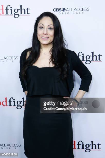 Najla Said at the "The Good Fight" World Premiere at Jazz at Lincoln Center on February 8, 2017 in New York City.