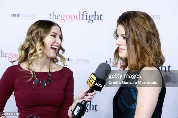 Rose Leslie at the "The Good Fight" World Premiere at Jazz at Lincoln Center on February 8, 2017 in New York City.