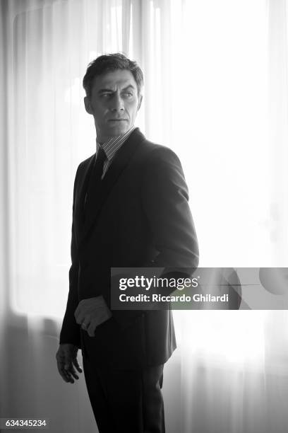 Actor Filippo Timi is photographed for Self Assignment on September 8, 2016 in Rome, Italy.