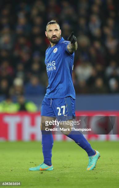 Marcin Wasilewski of Leicester City in action during The Emirates FA Cup Fourth Round Replay beteween Leicester City and Derby County at The King...