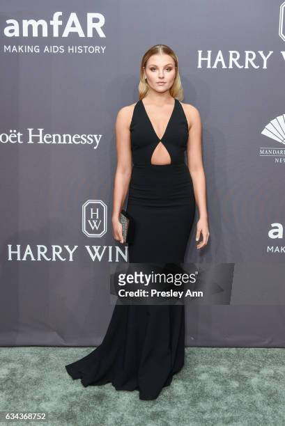 Rachel Hilbert attends 19th Annual amfAR New York Gala- Arrivals at Cipriani Wall Street on February 8, 2017 in New York City.