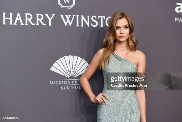 Josephine Skriver attends 19th Annual amfAR New York Gala- Arrivals at Cipriani Wall Street on February 8, 2017 in New York City.