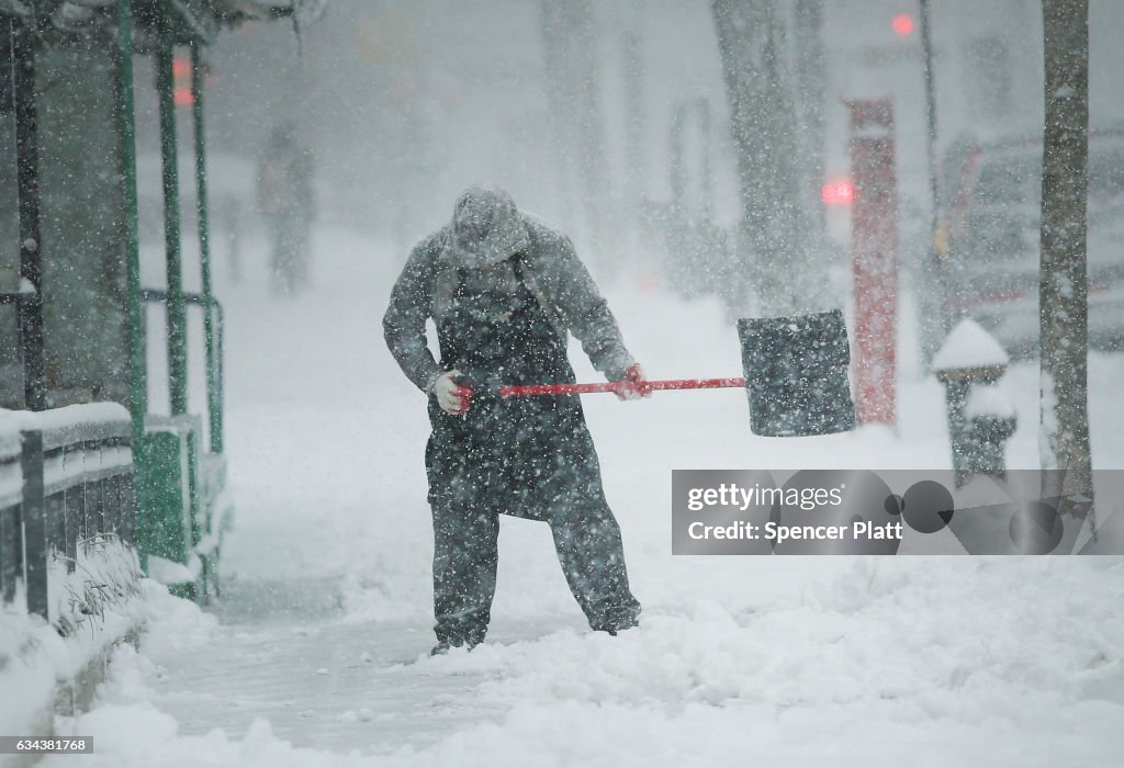Massive Snowstorm Brings Up To Foot Of Snow To Large Swath Of Northeast