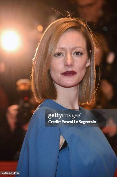 Lavinia Wilson attends the 'Django' premiere during the 67th Berlinale International Film Festival Berlin at Berlinale Palace on February 9, 2017 in...