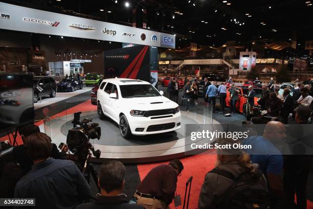 Fiat Chrysler Automobiles introduces the 2018 Durango SRT, powered by a 475 hp 6.4-liter Hemi V8 engine, at the Chicago Auto Show on February 9, 2017...