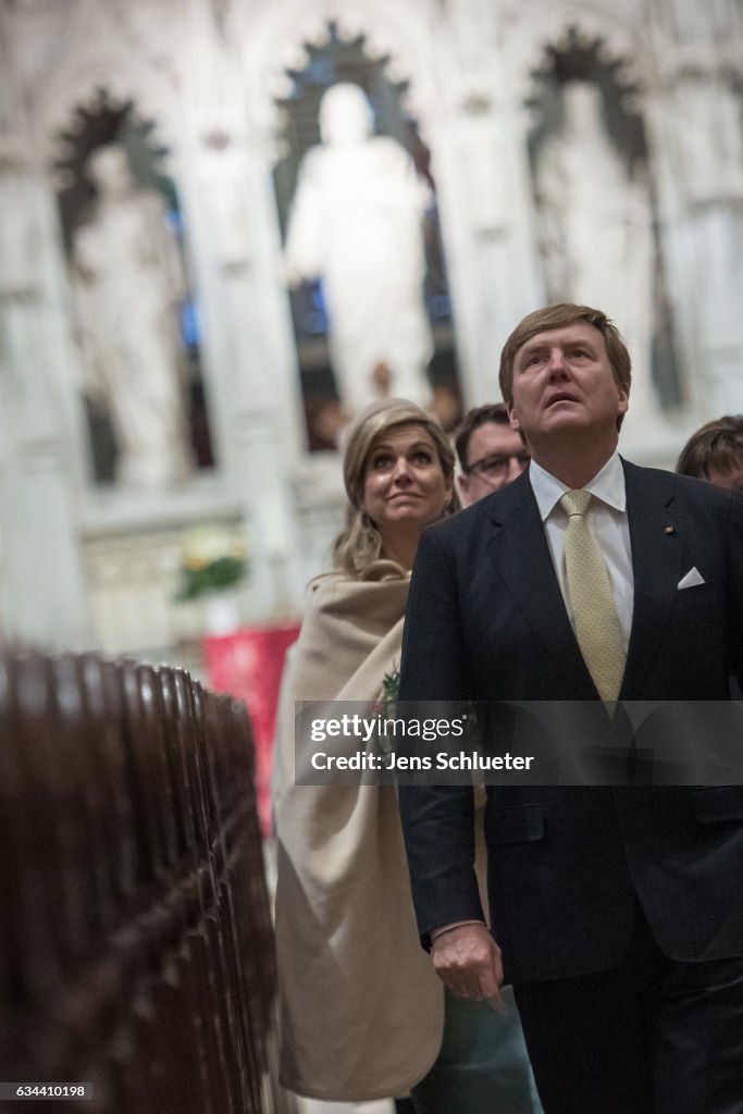 King Willem-Alexander And Queen Maxima Of The Netherlands Visit Thuringia - Day 2