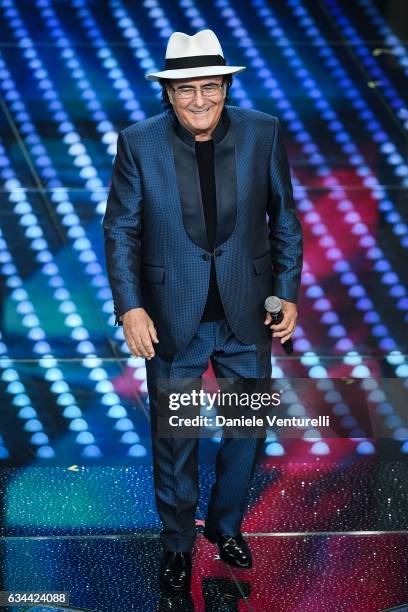 Al Bano attends the third night of the 67th Sanremo Festival 2017 at Teatro Ariston on February 9, 2017 in Sanremo, Italy.