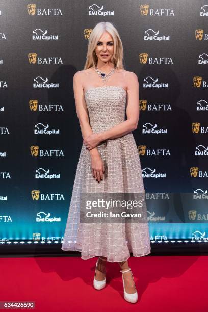 Amanda Cronin attends the BAFTA 2017 film gala dinner on February 9, 2017 in London, United Kingdom.