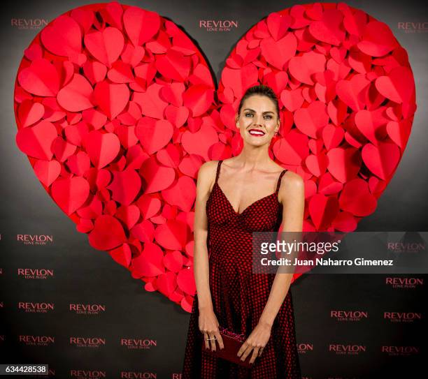 Amaia Salamanca attends 'Love Is On' photocall at Hotel NH Collection Eurobuilding on February 9, 2017 in Madrid, Spain.