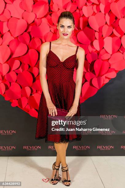 Amaia Salamanca attends 'Love Is On' photocall at Hotel NH Collection Eurobuilding on February 9, 2017 in Madrid, Spain.